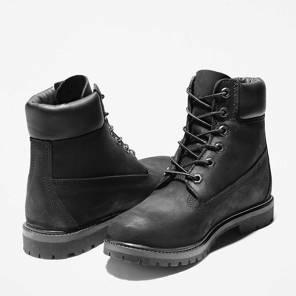 Black Women's Timberland Premium® 6 Inch Waterproof Boots | Israel-5834197