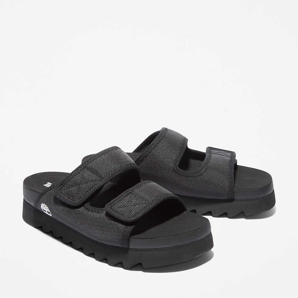 Black Women's Timberland Santa Monica Sunrise Slides | Israel-0132785