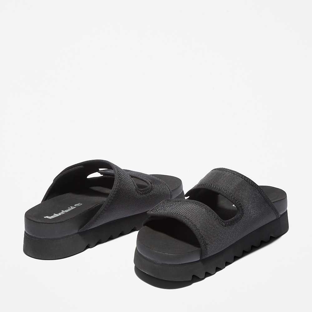 Black Women's Timberland Santa Monica Sunrise Slides | Israel-0132785