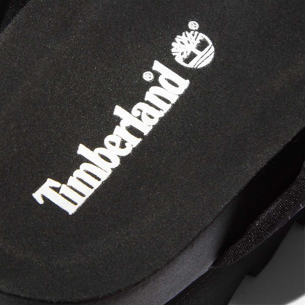 Black Women's Timberland Santa Monica Sunrise Slides | Israel-0132785