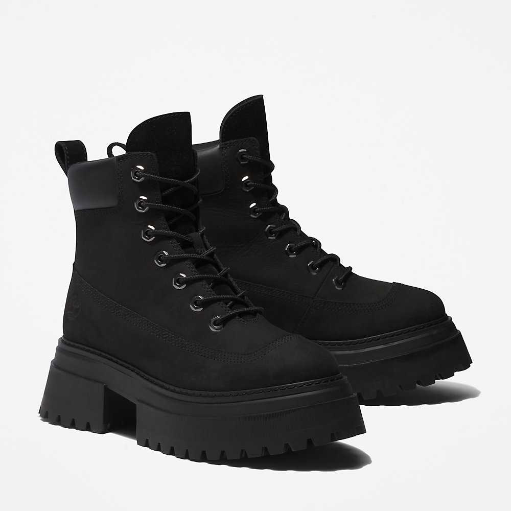 Black Women's Timberland Sky 6 Inch Lace Up Boots | Israel-1549360