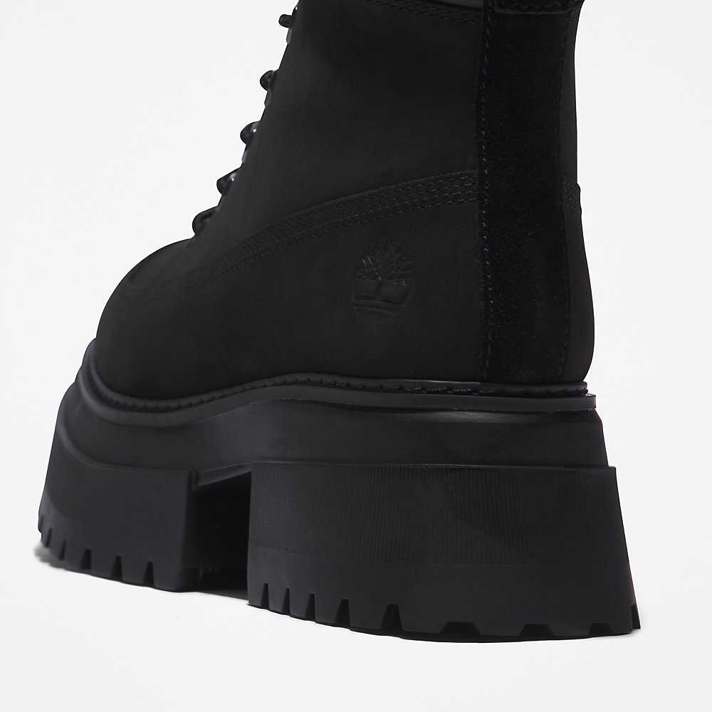 Black Women's Timberland Sky 6 Inch Lace Up Boots | Israel-1549360