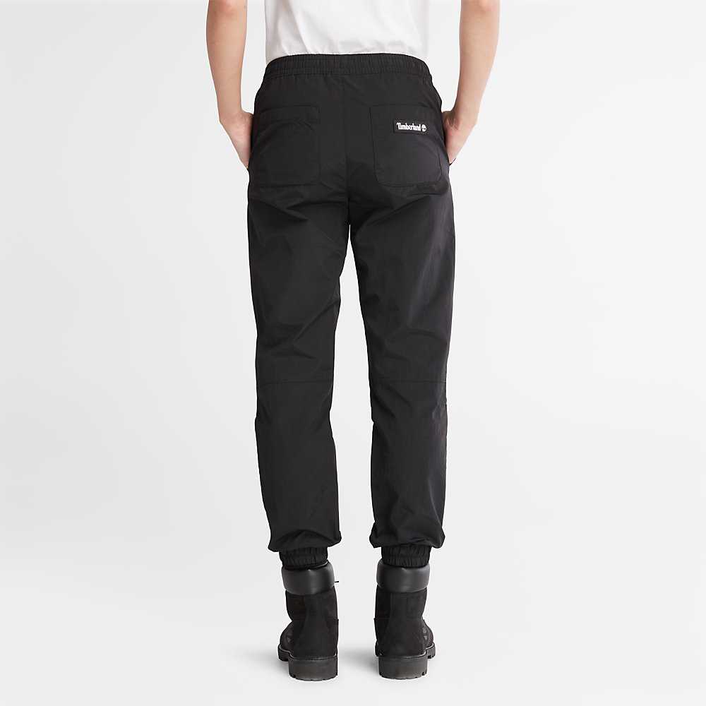 Black Women's Timberland Tonal Knee Track Pants | Israel-9386750