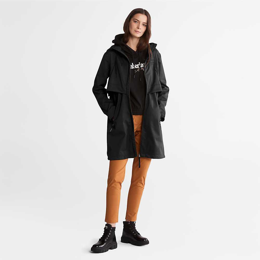 Black Women's Timberland Waterproof Parka Jackets | Israel-8461753