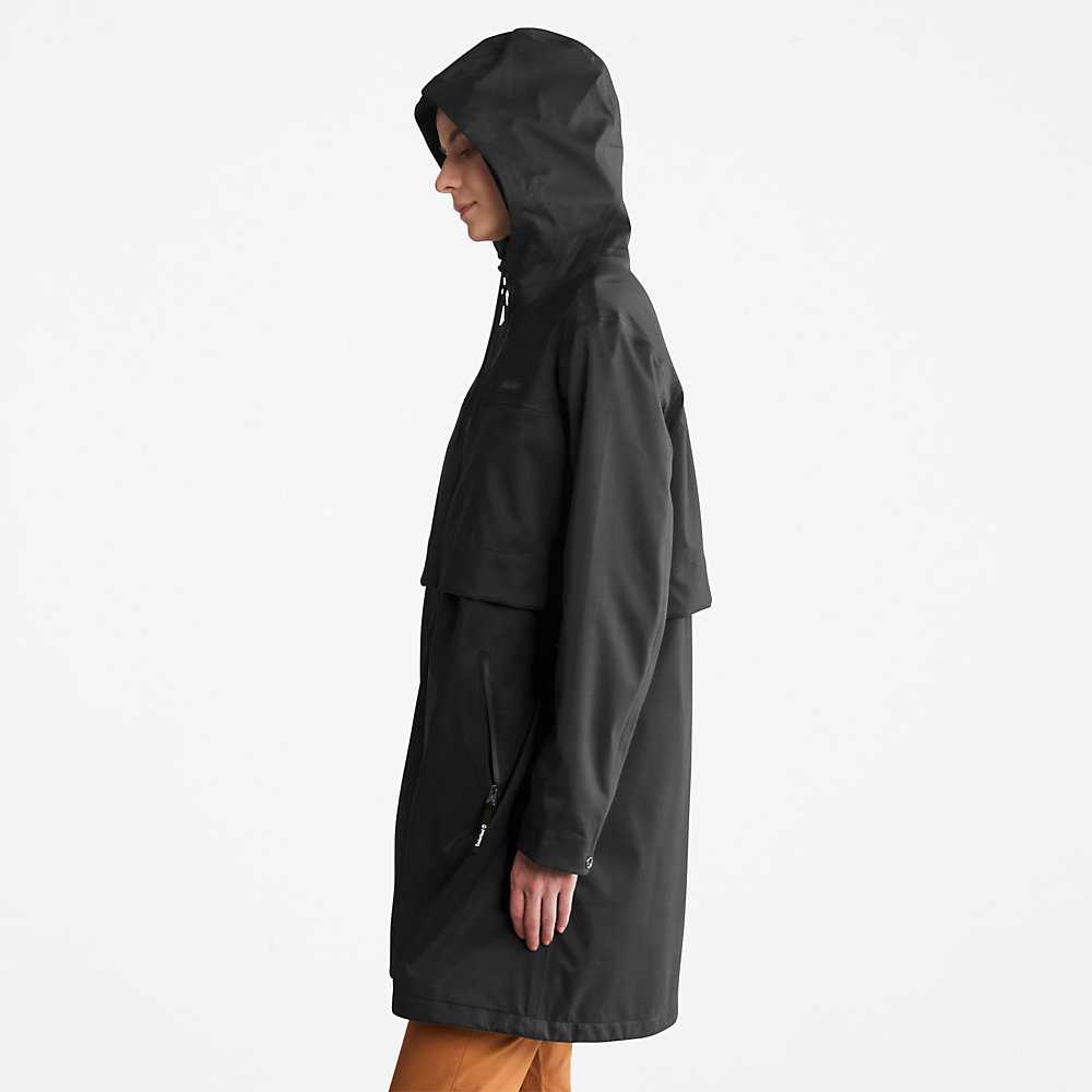 Black Women's Timberland Waterproof Parka Jackets | Israel-8461753