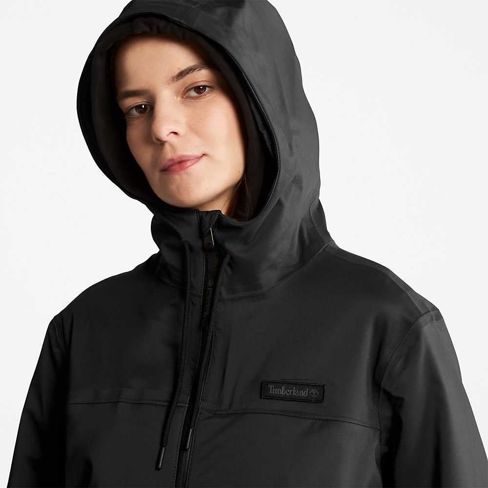 Black Women's Timberland Waterproof Parka Jackets | Israel-8461753