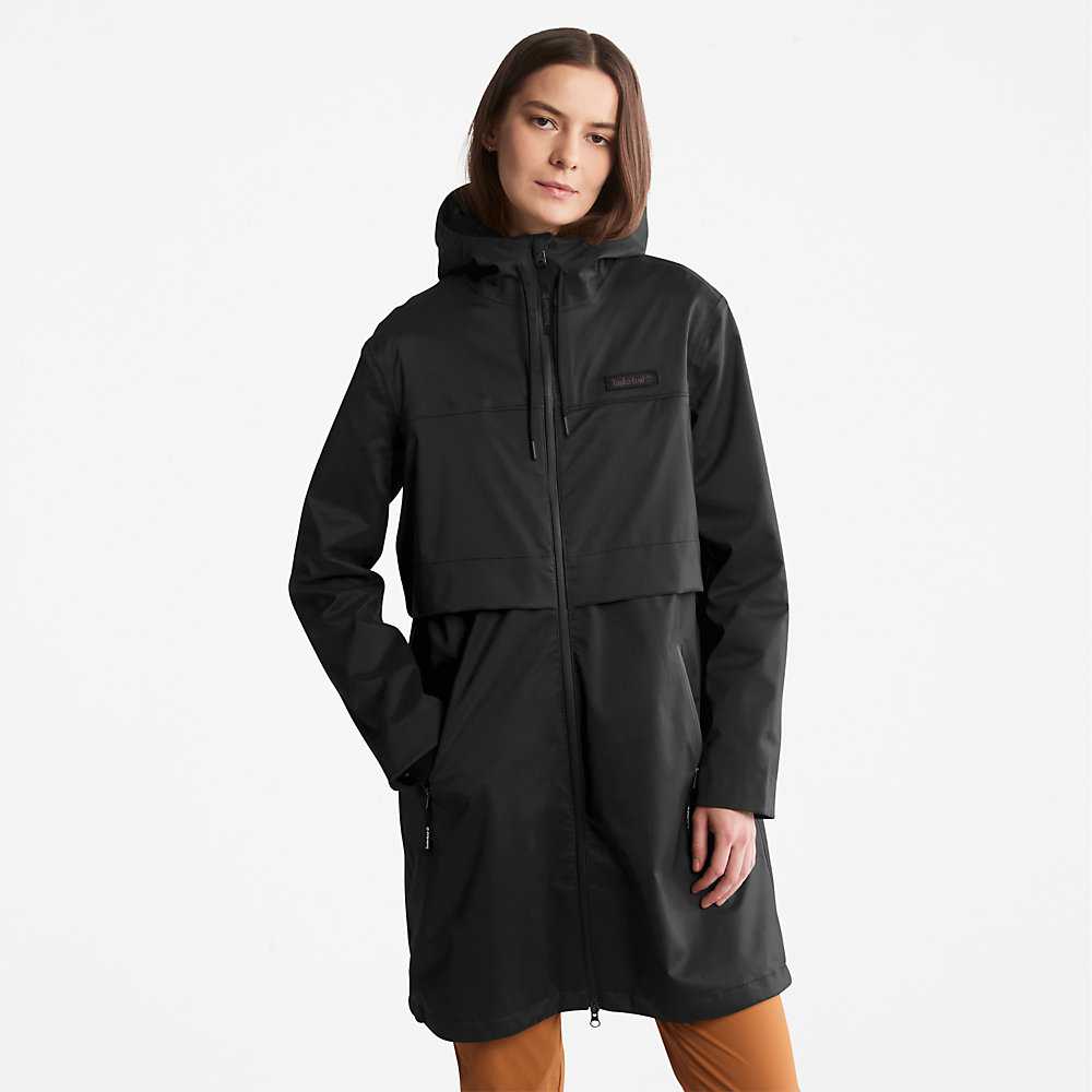 Black Women\'s Timberland Waterproof Parka Jackets | Israel-8461753