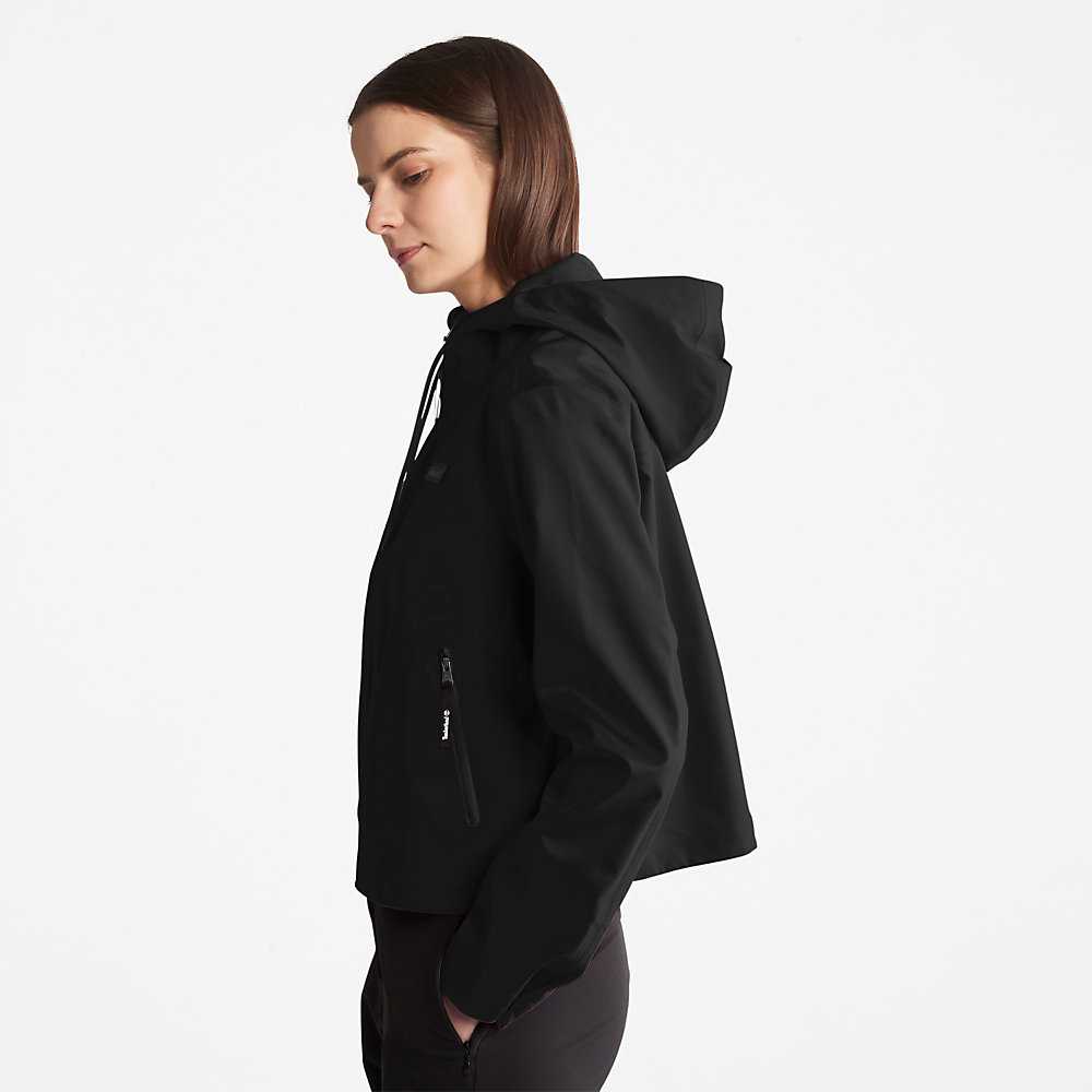 Black Women's Timberland Waterproof Rain Jackets | Israel-7516248