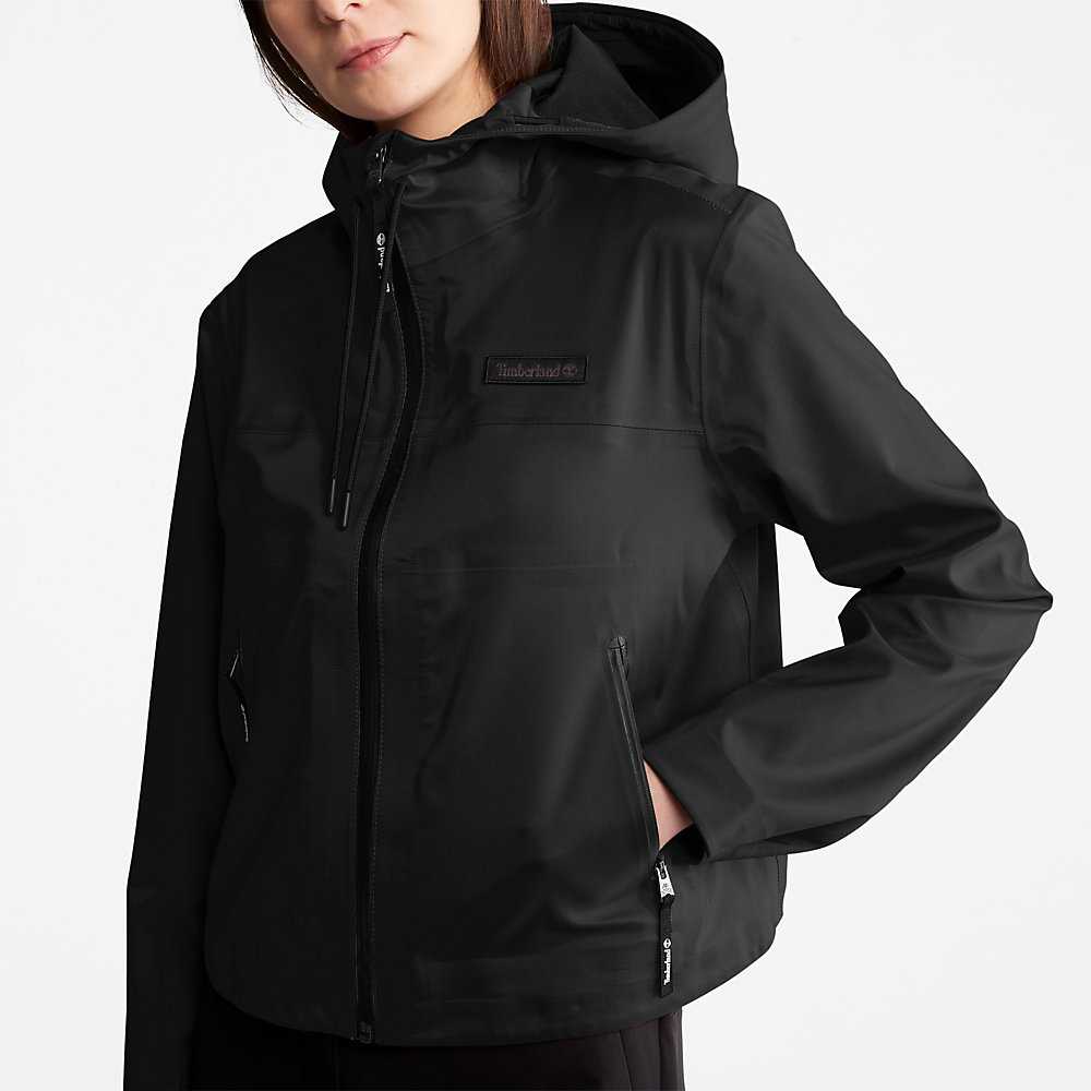 Black Women's Timberland Waterproof Rain Jackets | Israel-7516248