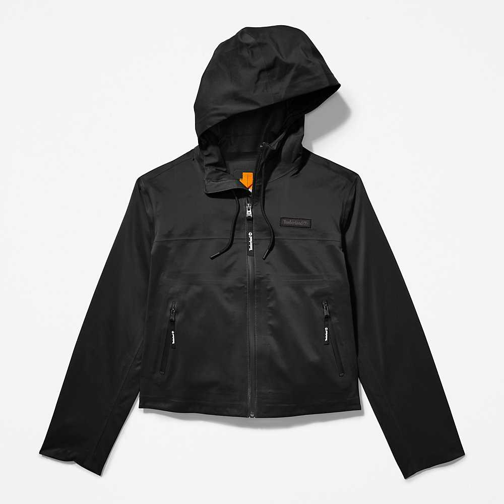 Black Women's Timberland Waterproof Rain Jackets | Israel-7516248