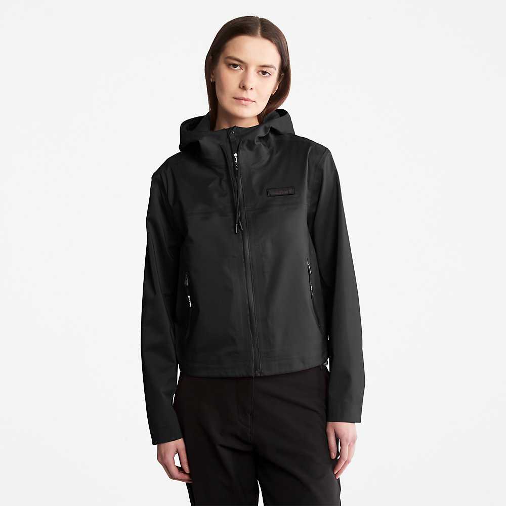 Black Women\'s Timberland Waterproof Rain Jackets | Israel-7516248