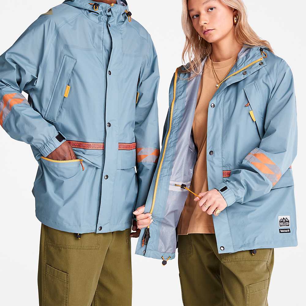 Blue Men's Timberland Bee Line x Timberland® Parka Jackets | Israel-6450731