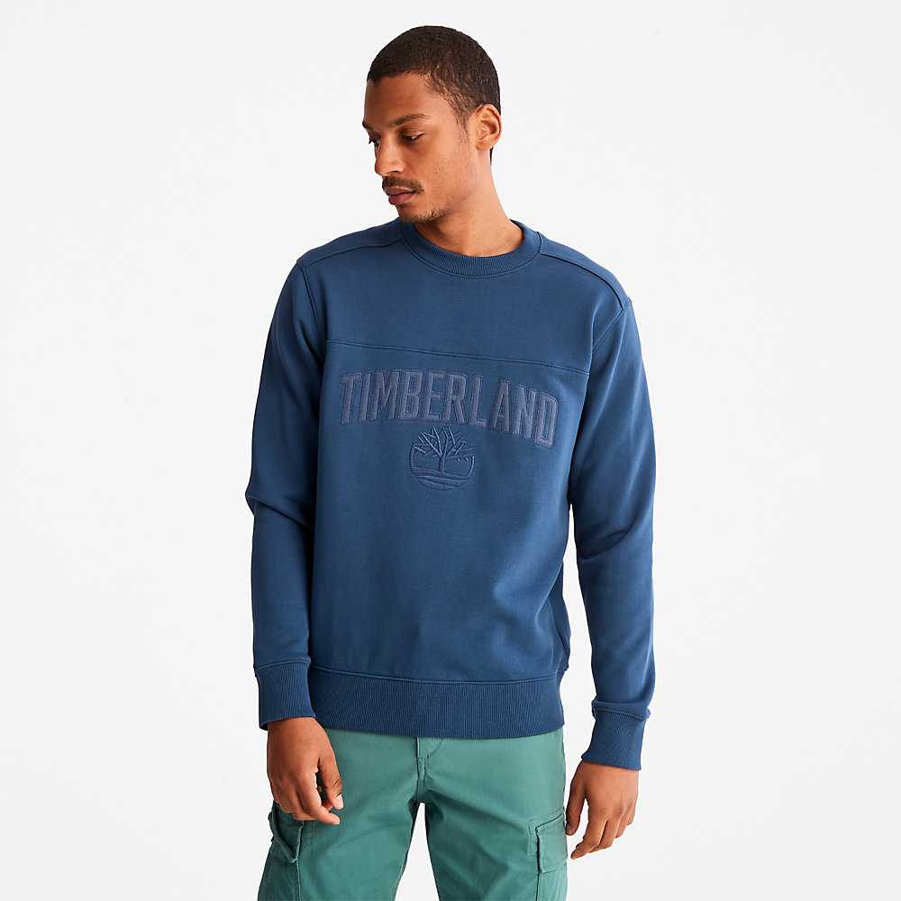 Blue Men\'s Timberland Earthkeepers Sweatshirt | Israel-3568907