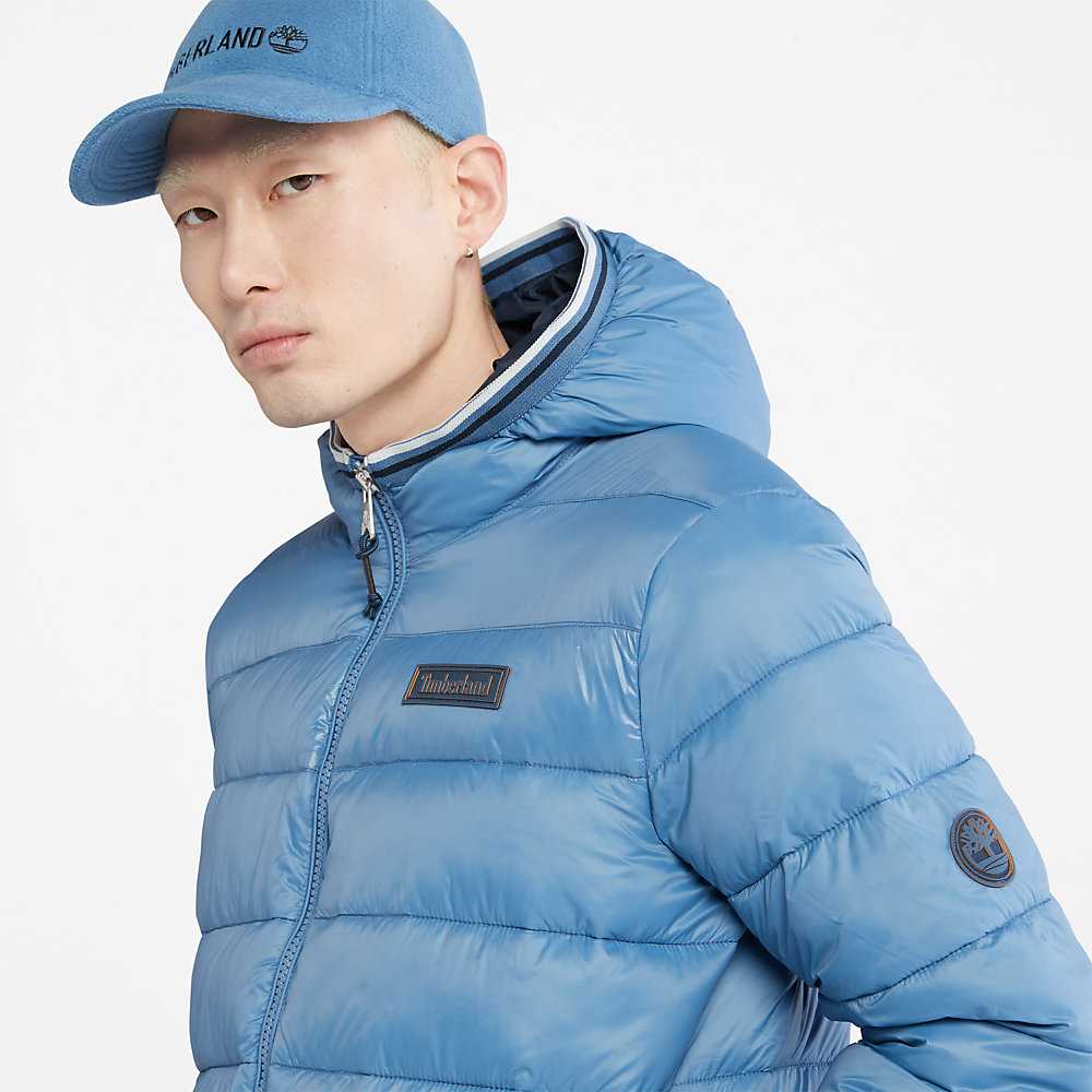 Blue Men's Timberland Garfield Down Jackets | Israel-8297301