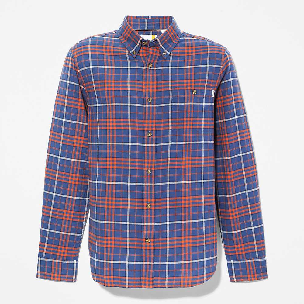 Blue Men's Timberland SolucellAir Shirts | Israel-6921037