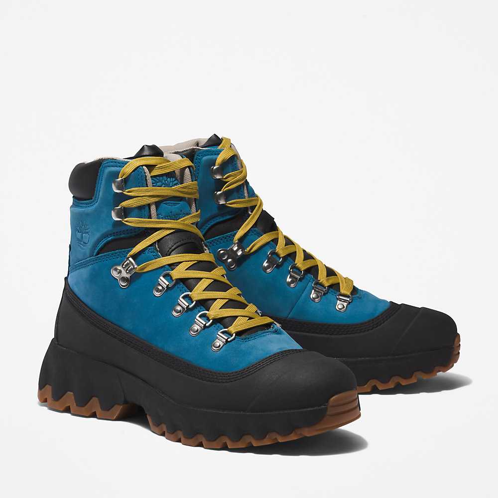 Blue Men's Timberland TBL® Edge Hiking Boots | Israel-1267543