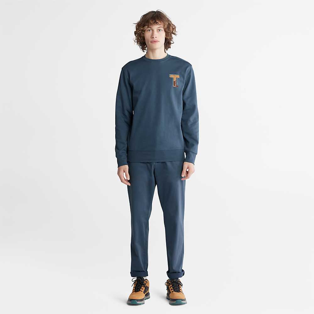 Blue Men's Timberland TimberFresh™ Sweatshirt | Israel-9064837