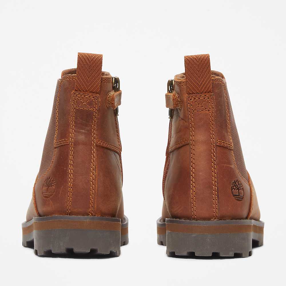 Brown Kids' Timberland Courma Chelsea Boots | Israel-4219539