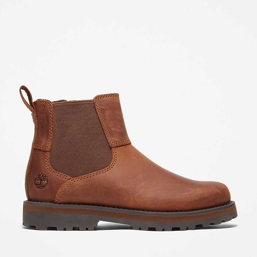 Brown Kids\' Timberland Courma Chelsea Boots | Israel-4219539