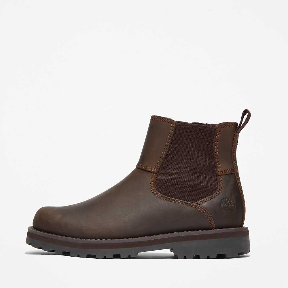 Brown Kids' Timberland Courma Chelsea Boots | Israel-4219540