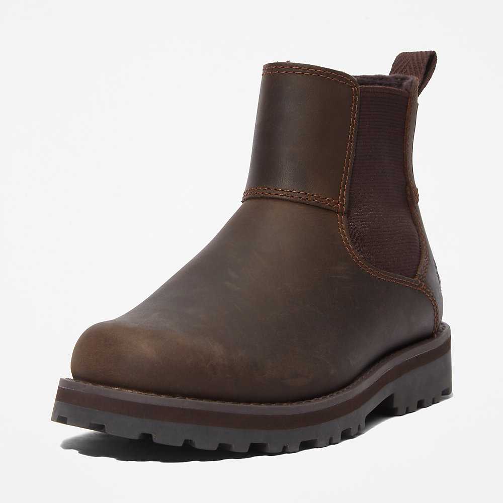 Brown Kids' Timberland Courma Chelsea Boots | Israel-4219540