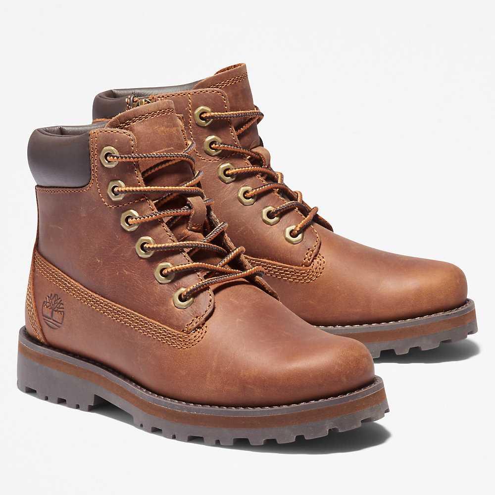 Brown Kids' Timberland Courma Waterproof Boots | Israel-4219522