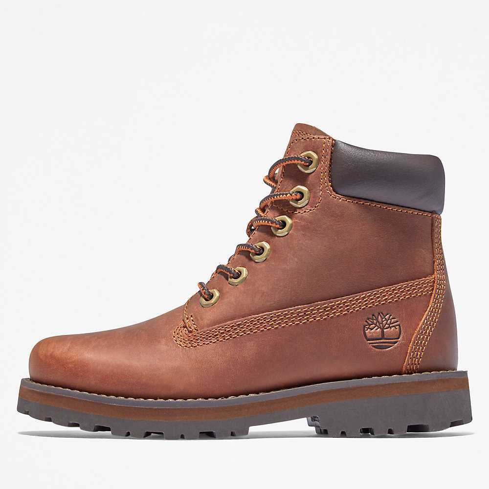 Brown Kids' Timberland Courma Waterproof Boots | Israel-4219522