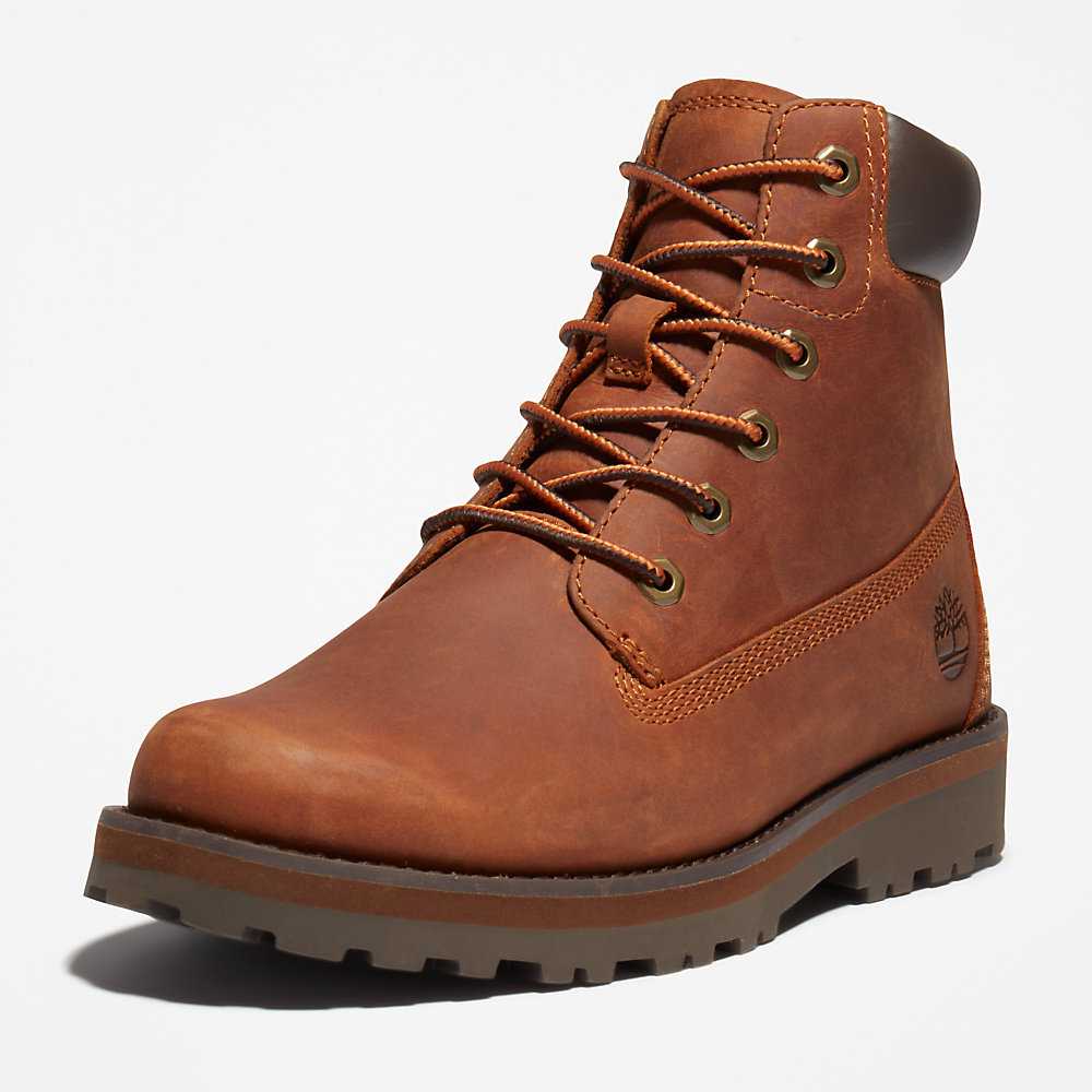 Brown Kids' Timberland Courma Waterproof Boots | Israel-4219525