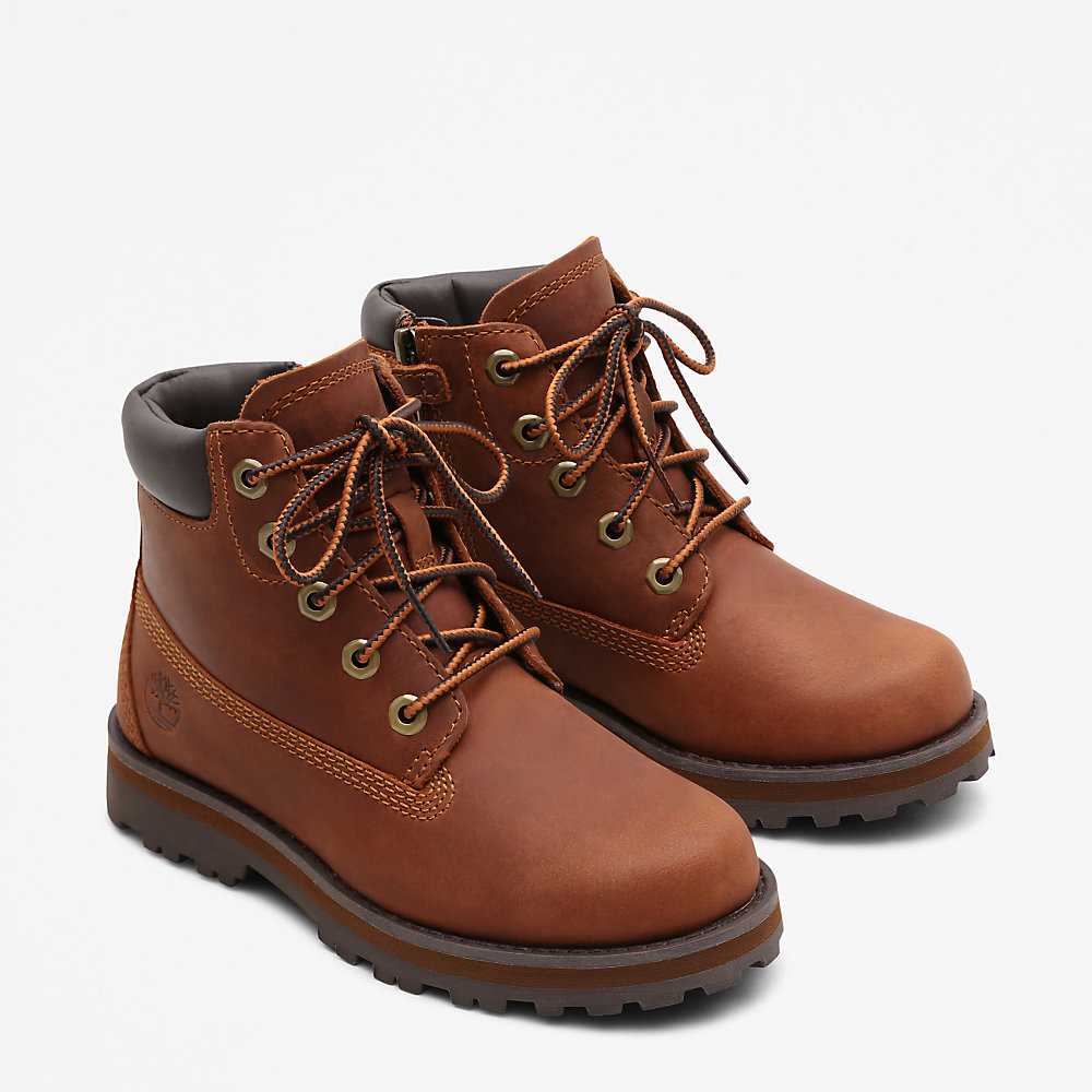 Brown Kids' Timberland Courma Waterproof Boots | Israel-4219530