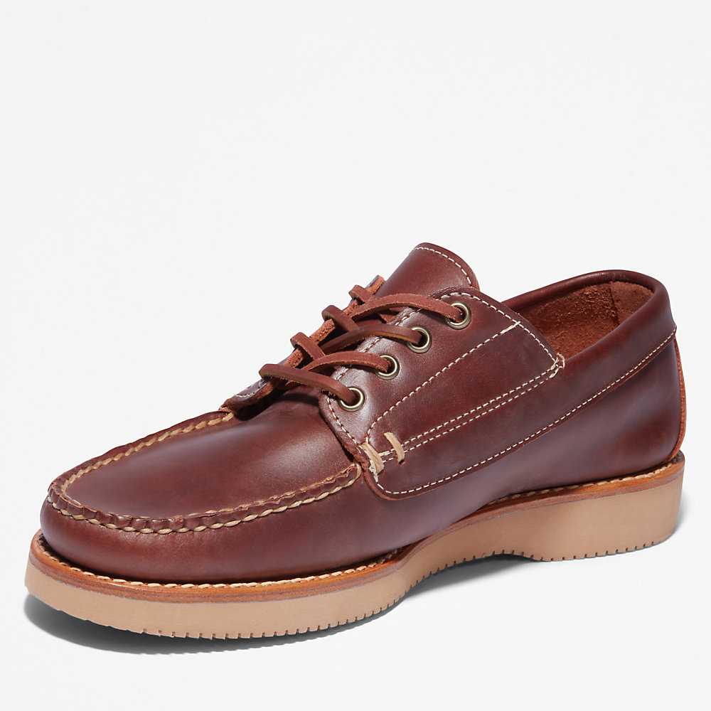 Brown Men's Timberland American Craft Boat Shoes | Israel-1896704