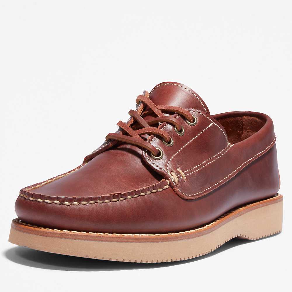 Brown Men's Timberland American Craft Boat Shoes | Israel-1896704