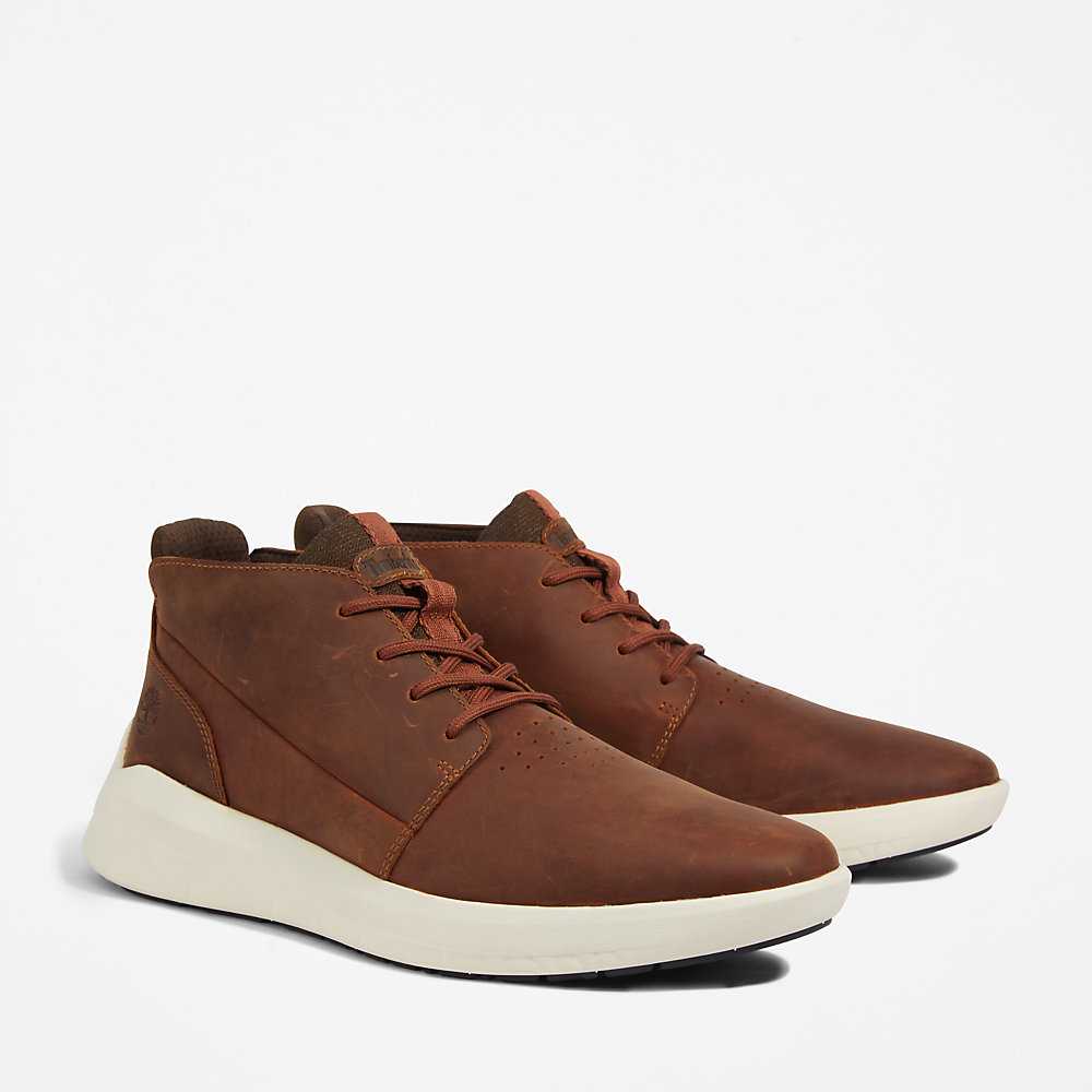 Brown Men's Timberland Bradstreet Ultra Chukka Boots | Israel-1980734