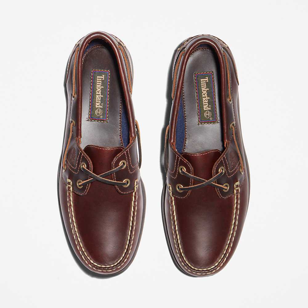 Brown Men's Timberland Classic Boat Shoes | Israel-1357896