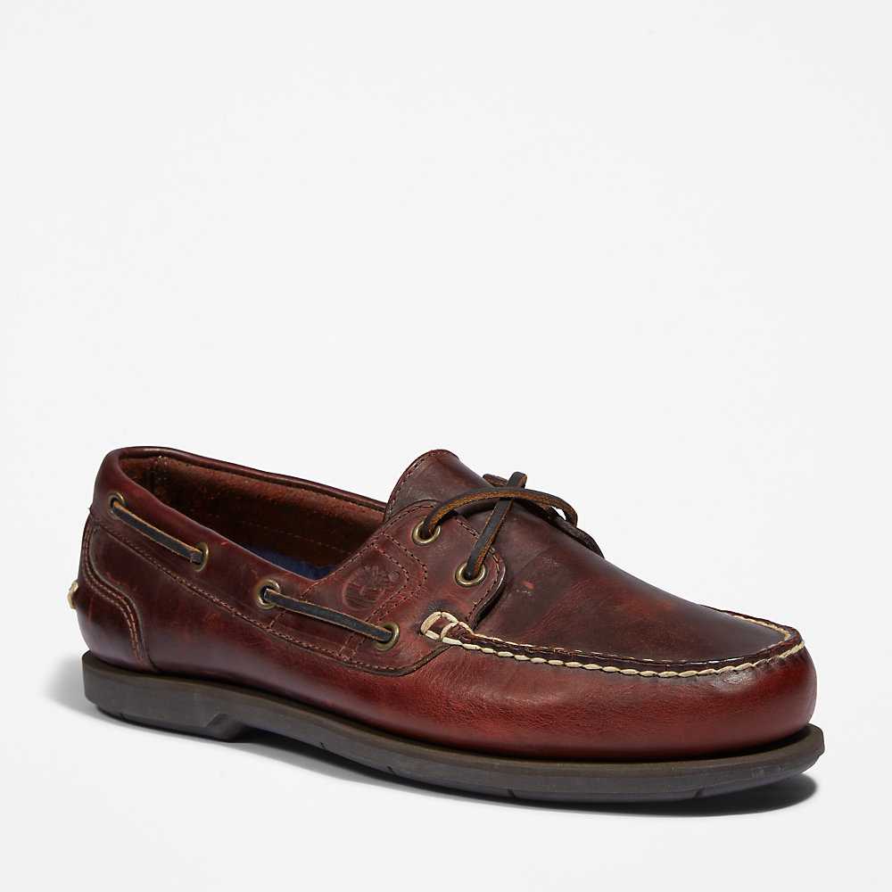 Brown Men's Timberland Classic Boat Shoes | Israel-1357896