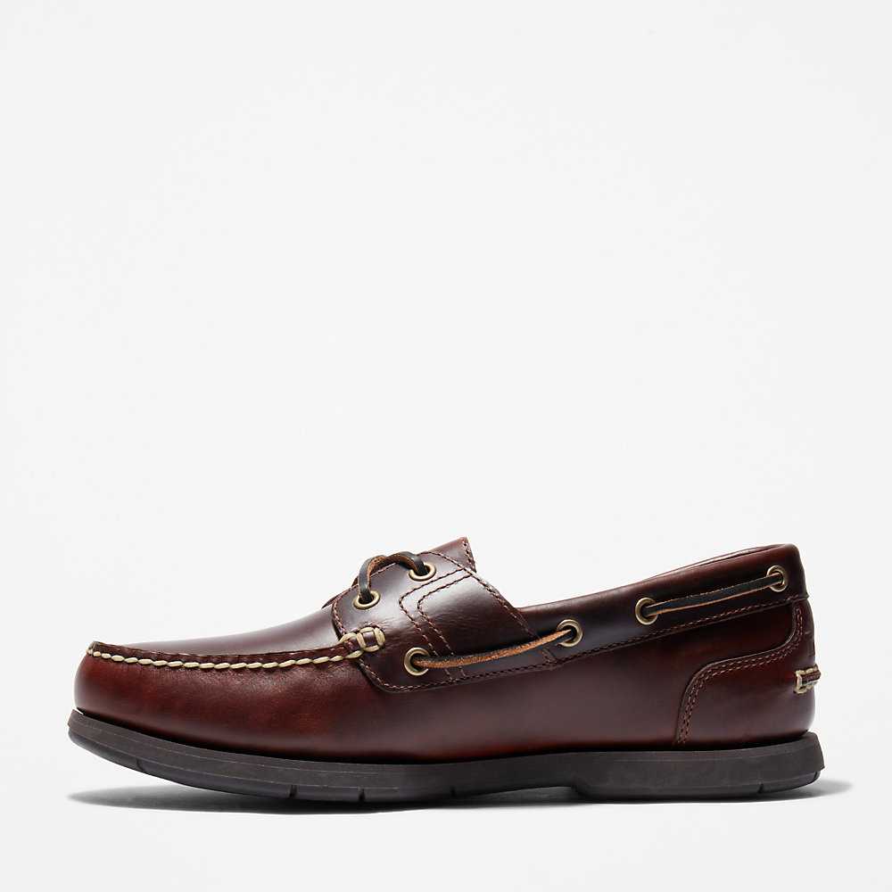 Brown Men's Timberland Classic Boat Shoes | Israel-1357896