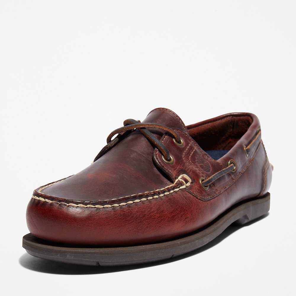 Brown Men's Timberland Classic Boat Shoes | Israel-1357896