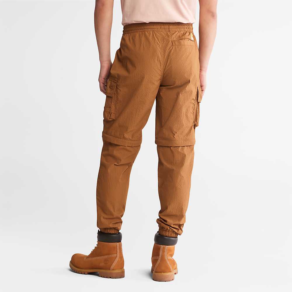 Brown Men's Timberland Convertible Pants | Israel-6321794