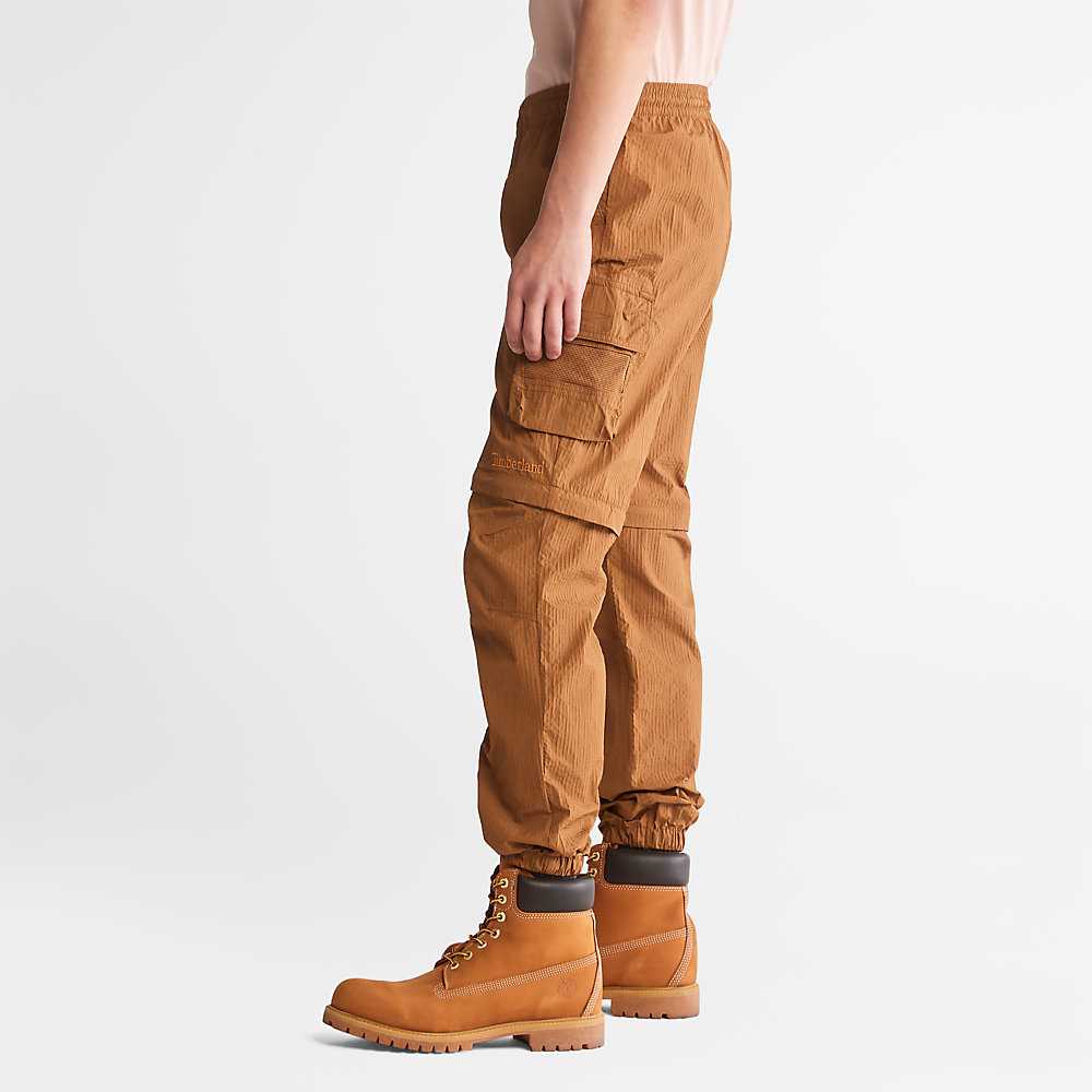 Brown Men's Timberland Convertible Pants | Israel-6321794