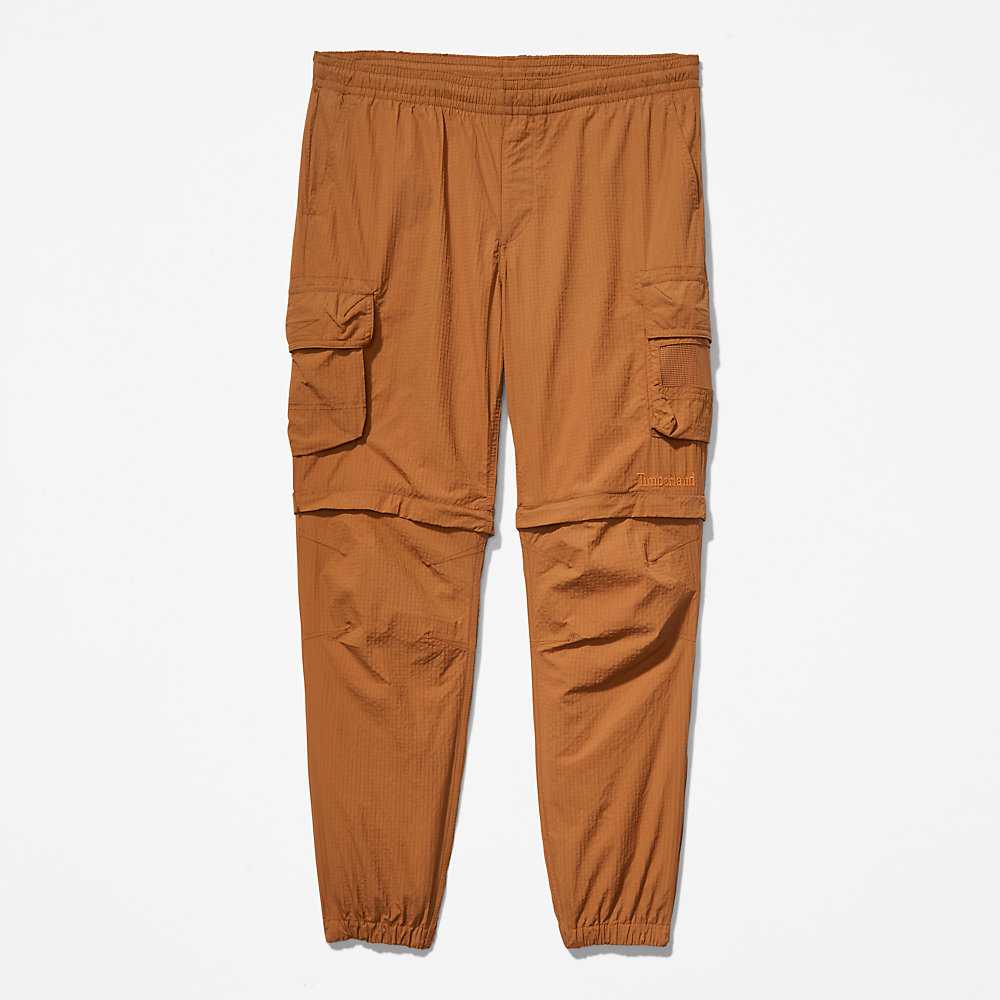 Brown Men's Timberland Convertible Pants | Israel-6321794