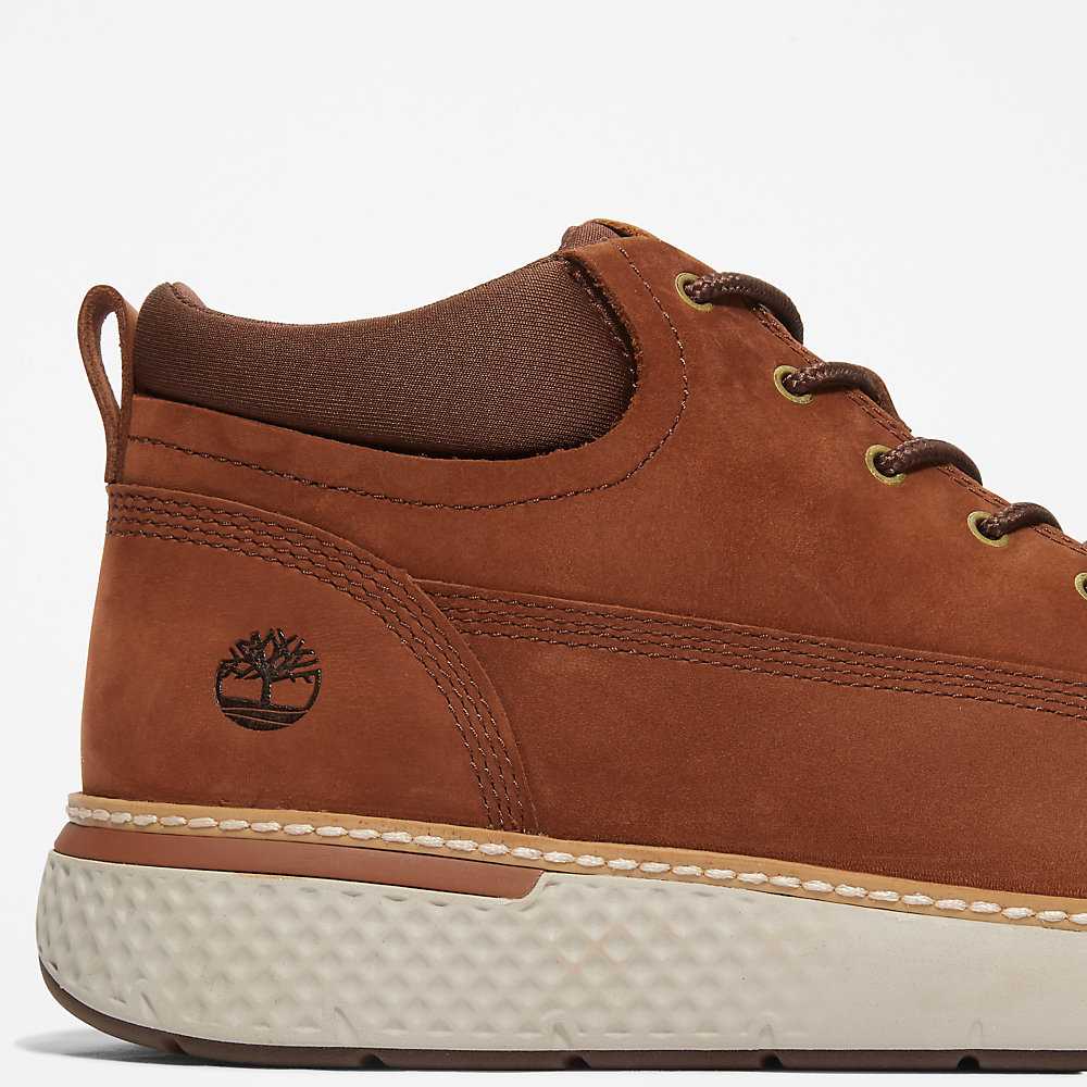 Brown Men's Timberland Cross Mark Chukka Boots | Israel-2395786