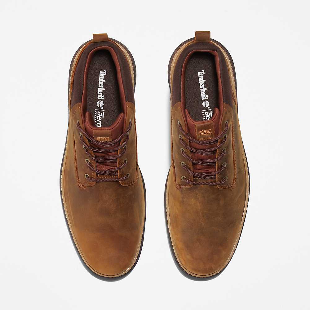 Brown Men's Timberland Cross Mark Gore-Tex® Booties | Israel-2014369