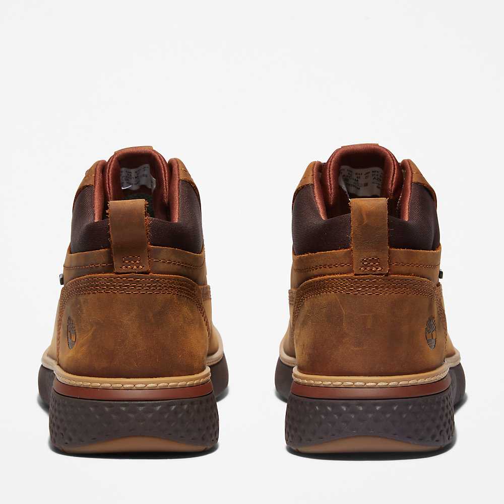 Brown Men's Timberland Cross Mark Gore-Tex® Booties | Israel-2014369