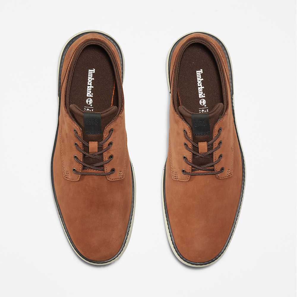 Brown Men's Timberland Cross Mark Oxfords Shoes | Israel-2307849