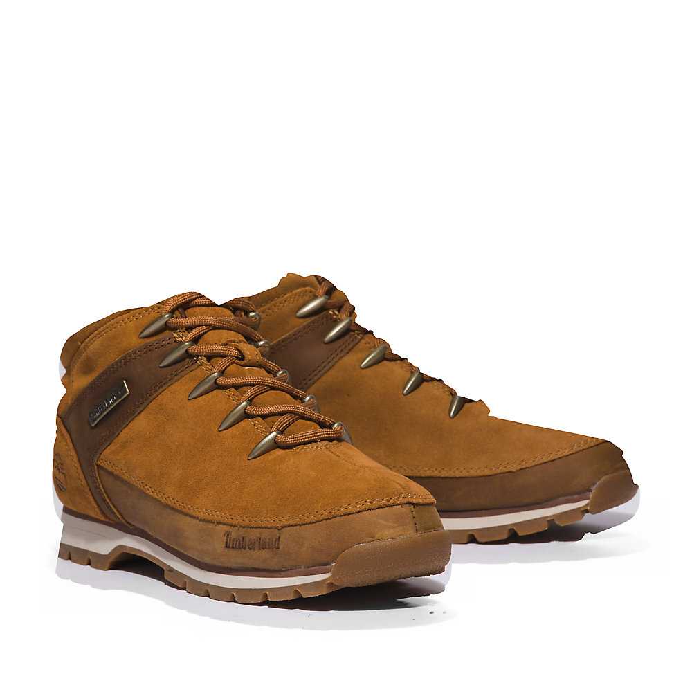 Brown Men's Timberland Euro Sprint Hiking Boots | Israel-9216734