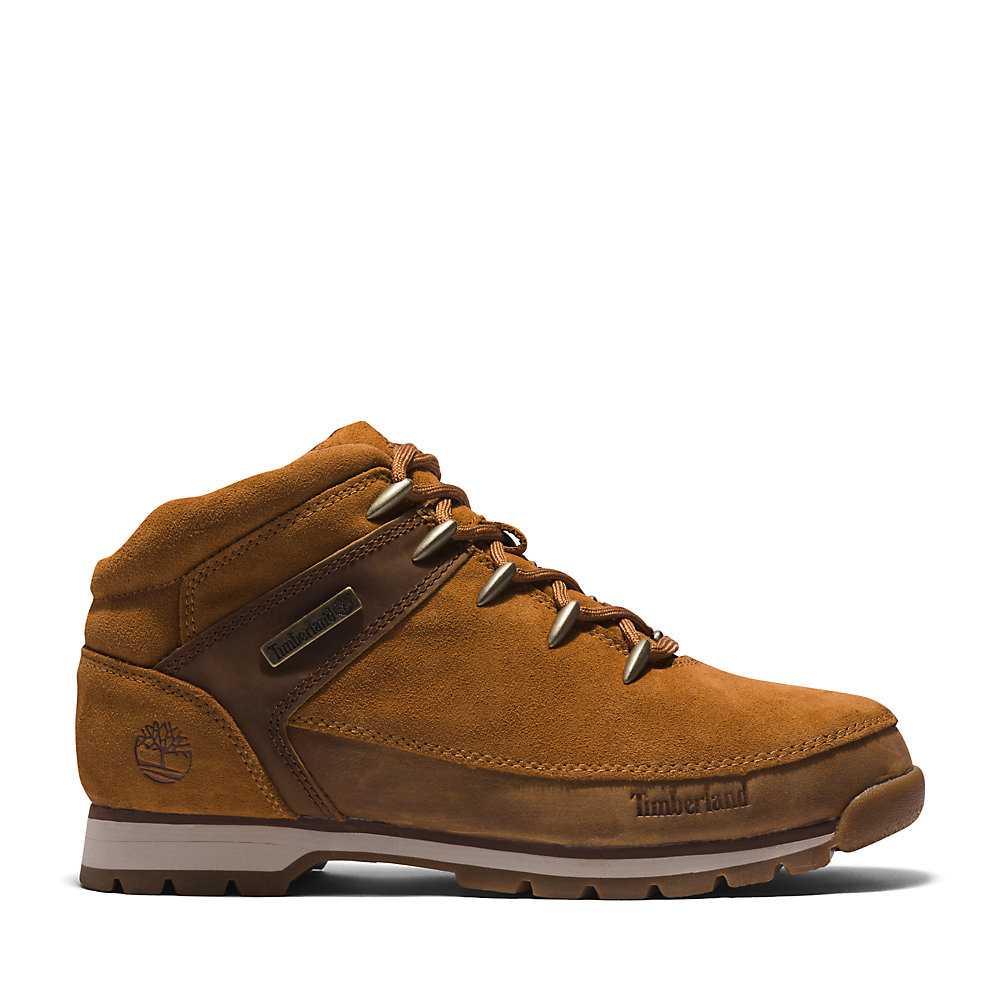 Brown Men\'s Timberland Euro Sprint Hiking Boots | Israel-9216734