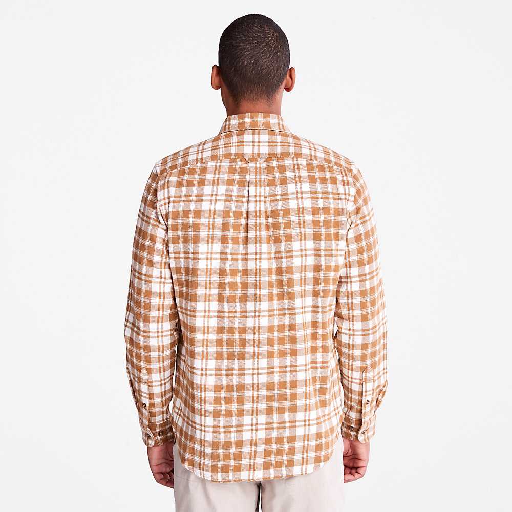 Brown Men's Timberland Flannel Check Shirt | Israel-4321857