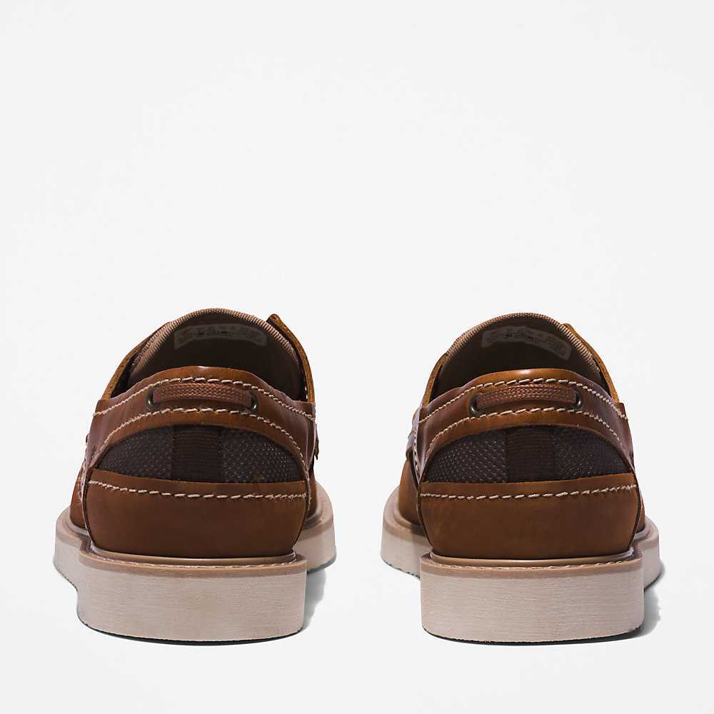 Brown Men's Timberland Newmarket II Boat Shoes | Israel-8927460