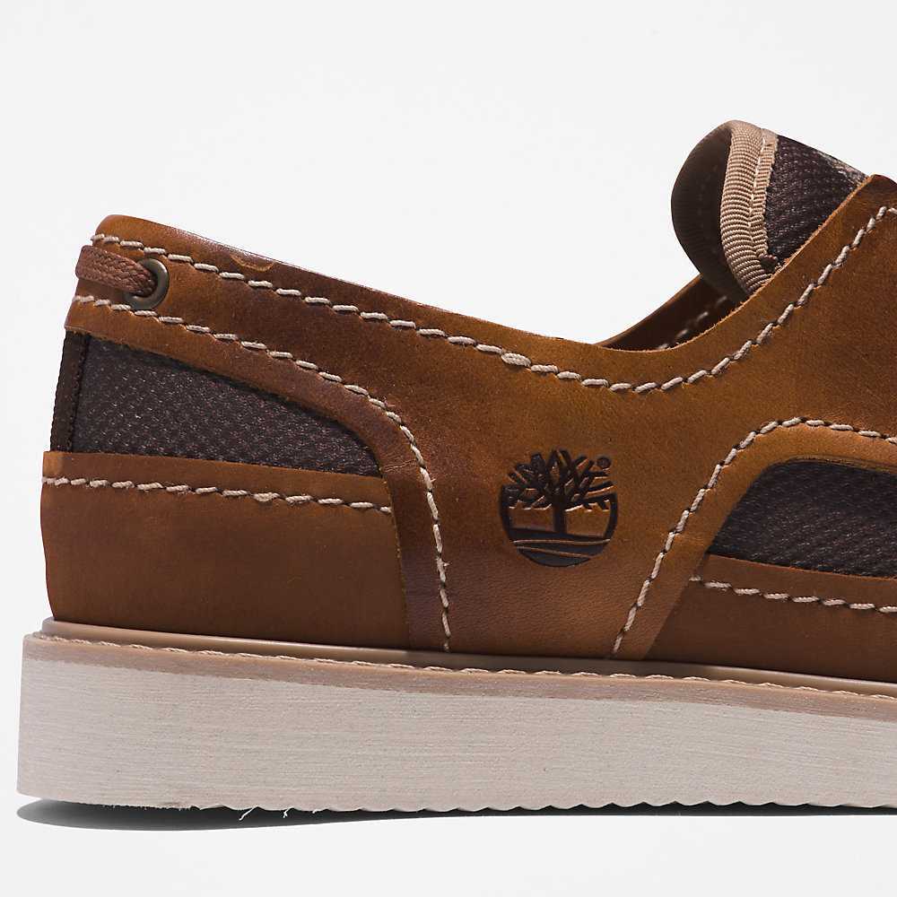 Brown Men's Timberland Newmarket II Boat Shoes | Israel-8927460