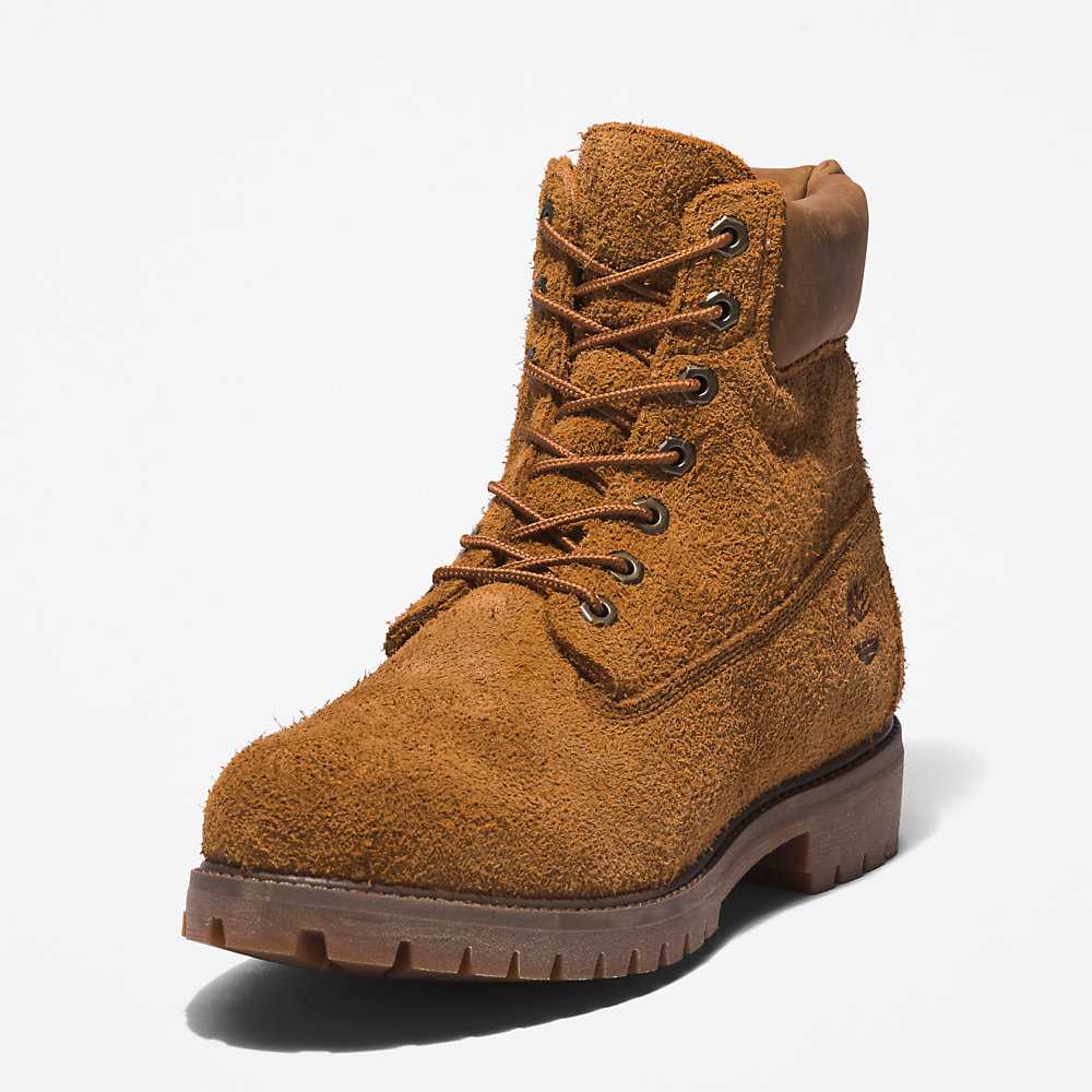 Brown Men's Timberland Premium® 6 Inch Waterproof Boots | Israel-5194607