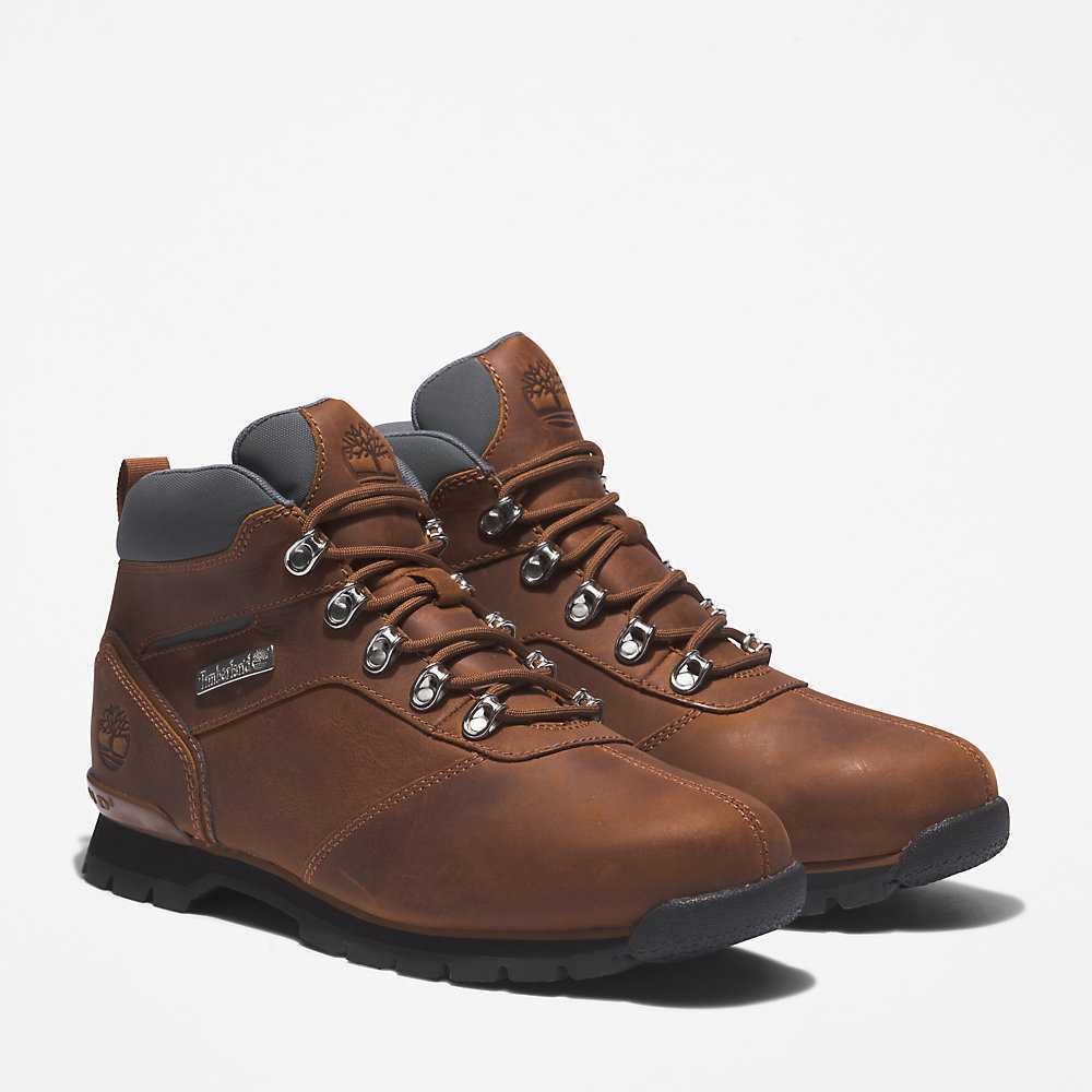 Brown Men's Timberland Splitrock Hiking Boots | Israel-5839761